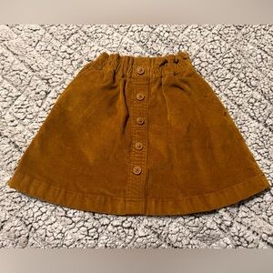Size 4/5 Girls CrewCuts (J.Crew) tan corduroy skirt.  Excellent condition.